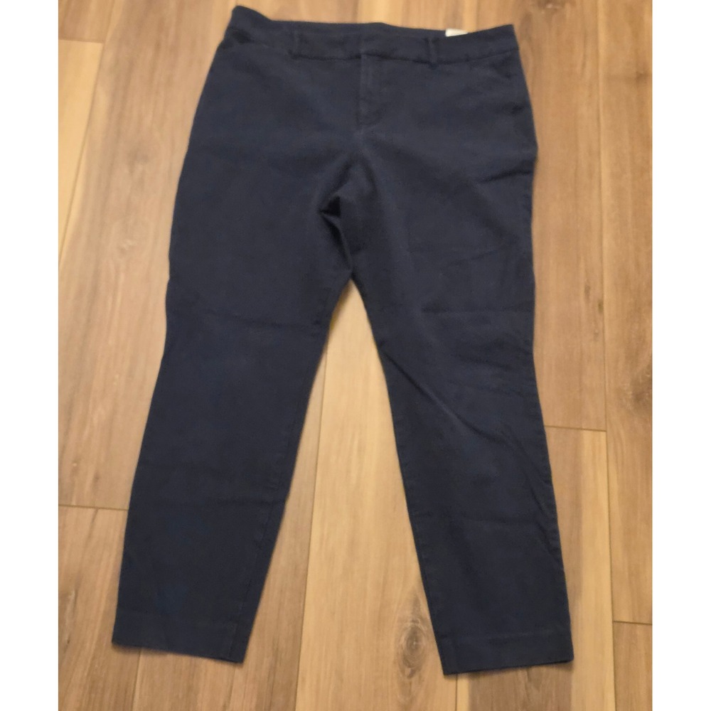 Old Navy Pixie High Rise Secret Slim Pockets Pants Women's Size 14 Navy